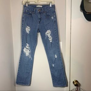 505 distressed levi’s
